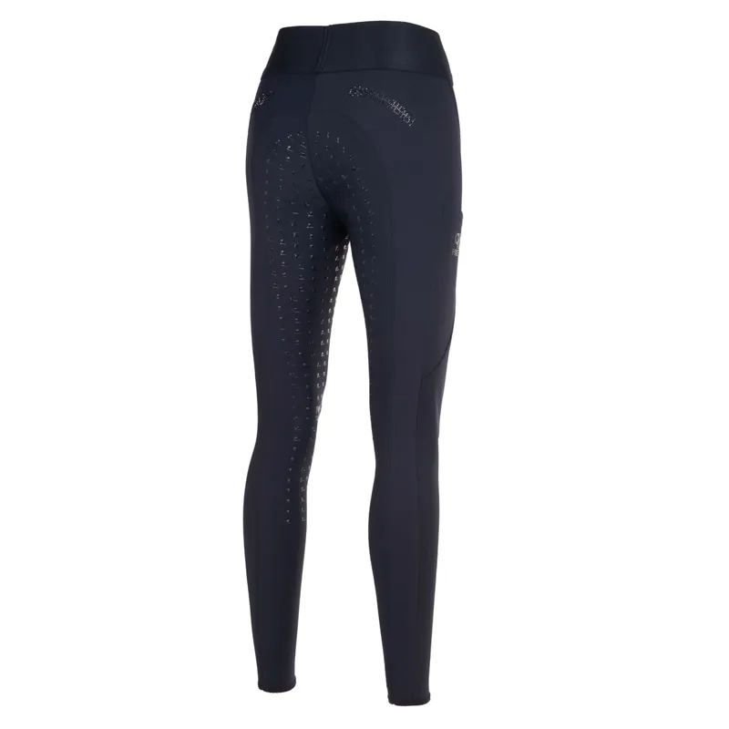 Pikeur Tiffni Ladies Full Grip Riding Tights - Night Blue-1